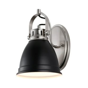 JONATHAN Y Sydney Farmhouse Bohemian Iron LED Vanity by  1-Light - Black