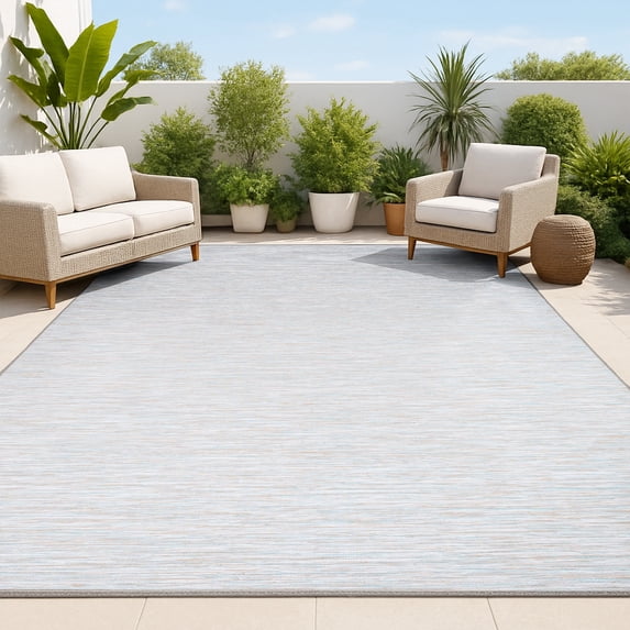 JONATHAN Y TUSCAN SUN 4 x 6 Area Rug, Ethan Flatweave - Gray, TSN100A-4
