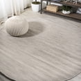 thumbnail image 1 of JONATHAN Y TUSCAN SUN 6' Round Area Rug, Ethan Flatweave - Light Gray, TSN100E-6R, 1 of 9