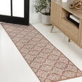 thumbnail image 1 of JONATHAN Y TUSCAN SUN 2 x 8 Runner Rug, Amora Traditional Mediterranean Tile Design - Salmon/Cream, TSN206B-28, 1 of 8