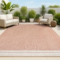 thumbnail image 1 of JONATHAN Y TUSCAN SUN 8 x 10 Area Rug, Alda Minimalist Mingled - Salmon/Cream, TSN213B-8, 1 of 8