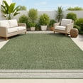 thumbnail image 1 of JONATHAN Y TUSCAN SUN 5 x 8 Area Rug, Alda Minimalist Mingled - Green/Cream, TSN213D-5, 1 of 9