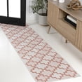 thumbnail image 1 of JONATHAN Y TUSCAN SUN 2 x 8 Runner Rug, Cyrus Geometric Tile Pattern - Salmon/Cream, TSN200A-28, 1 of 8