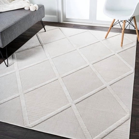 JONATHAN Y Talaia Diamond Trellis Indoor/Outdoor Area Rug