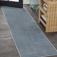 thumbnail image 1 of JONATHAN Y WASHABLE 2 x 8 Runner Rug, Twyla - Blue, WSH300B-28, 1 of 10