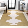 thumbnail image 1 of JONATHAN Y WASHABLE 5 x 8 Area Rug, Chayton Minimalist Geometric - Moss/Cream, WSH110B-5, 1 of 9