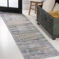 thumbnail image 1 of JONATHAN Y WASHABLE 2 x 8 Runner Rug, Alanya Ornate Medallion - Gray/Mustard, WSH100D-28, 1 of 10