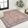 thumbnail image 1 of JONATHAN Y WASHABLE 5' Square Area Rug, Kemer All-Over Persian - Multi, WSH104A-5SQ, 1 of 6