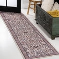 thumbnail image 1 of JONATHAN Y WASHABLE 2 x 8 Runner Rug, Kemer All-Over Persian - Beige/Red/Blue, WSH104C-28, 1 of 9