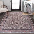 thumbnail image 1 of JONATHAN Y WASHABLE 4 x 6 Area Rug, Kemer All-Over Persian - Beige/Red/Blue, WSH104C-4, 1 of 7
