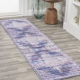 thumbnail image 1 of JONATHAN Y WASHABLE 2 x 8 Runner Rug, Regis Bohemian Medallion - Blue, WSH107A-28, 1 of 9