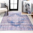thumbnail image 1 of JONATHAN Y WASHABLE 5 x 8 Area Rug, Regis Bohemian Medallion - Blue, WSH107A-5, 1 of 8