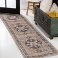 thumbnail image 1 of JONATHAN Y WASHABLE 2 x 8 Runner Rug, Maris Ornate Medallion - Beige/Blue, WSH109D-28, 1 of 10