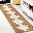 thumbnail image 1 of JONATHAN Y WASHABLE 2 x 8 Runner Rug, Chayton Minimalist Geometric - Terracotta/Cream, WSH110A-28, 1 of 9