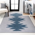 thumbnail image 1 of JONATHAN Y WASHABLE 5 x 8 Area Rug, Chayton Minimalist Geometric - Gray/Blue, WSH110D-5, 1 of 7