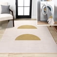 thumbnail image 1 of JONATHAN Y WASHABLE 3 x 5 Area Rug, Luola Minimalist Geometric - Cream/Moss, WSH112A-3, 1 of 3