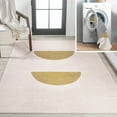 thumbnail image 1 of JONATHAN Y WASHABLE 5 x 8 Area Rug, Luola Minimalist Geometric - Cream/Moss, WSH112A-5, 1 of 3
