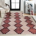 thumbnail image 1 of JONATHAN Y WASHABLE 8 x 10 Area Rug, Timantii Trellis Kilim - Red/Ivory, WSH123A-8, 1 of 8