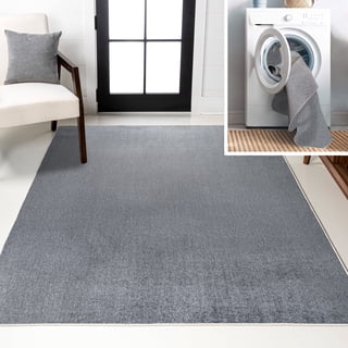 JONATHAN Y WASHABLE 5 x 8 Area Rug, Twyla - Gray, WSH300F-5