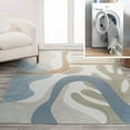 thumbnail image 1 of JONATHAN Y WASHABLE 5 x 8 Area Rug, Algae Abstract Glam Botanical - Cream/Multi, WSH301A-5, 1 of 9