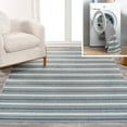 thumbnail image 1 of JONATHAN Y WASHABLE 5 x 8 Area Rug, Fawning Two-Tone Striped - Cream/Dark Gray, WSH304A-5, 1 of 9