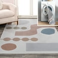 thumbnail image 1 of JONATHAN Y WASHABLE 5 x 8 Area Rug, Riley Abstract Coastal - Cream/Multi, WSH308A-5, 1 of 10