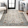 thumbnail image 1 of JONATHAN Y WASHABLE 3 x 5 Area Rug, Hiero Persian Border - Cream/Terra, WSH314A-3, 1 of 9