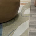 thumbnail image 1 of JONATHAN Y  Weaver Abstract Glam Botanical Machine-Washable Cream/Multi Area Rug 4 X 6, 1 of 5