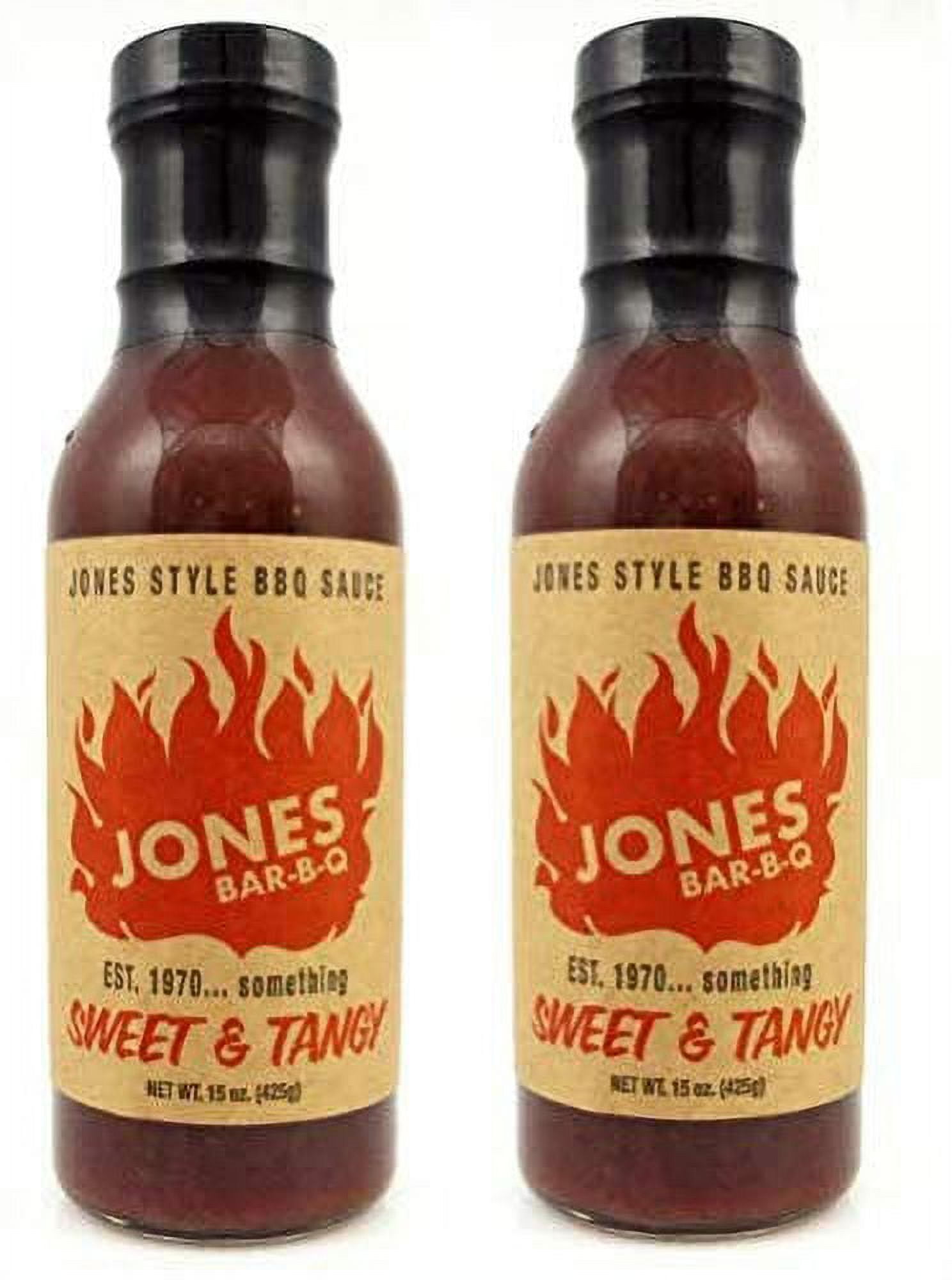 JONES BARBQ Original Sweet & Tangy BBQ Sauce 2 Pack