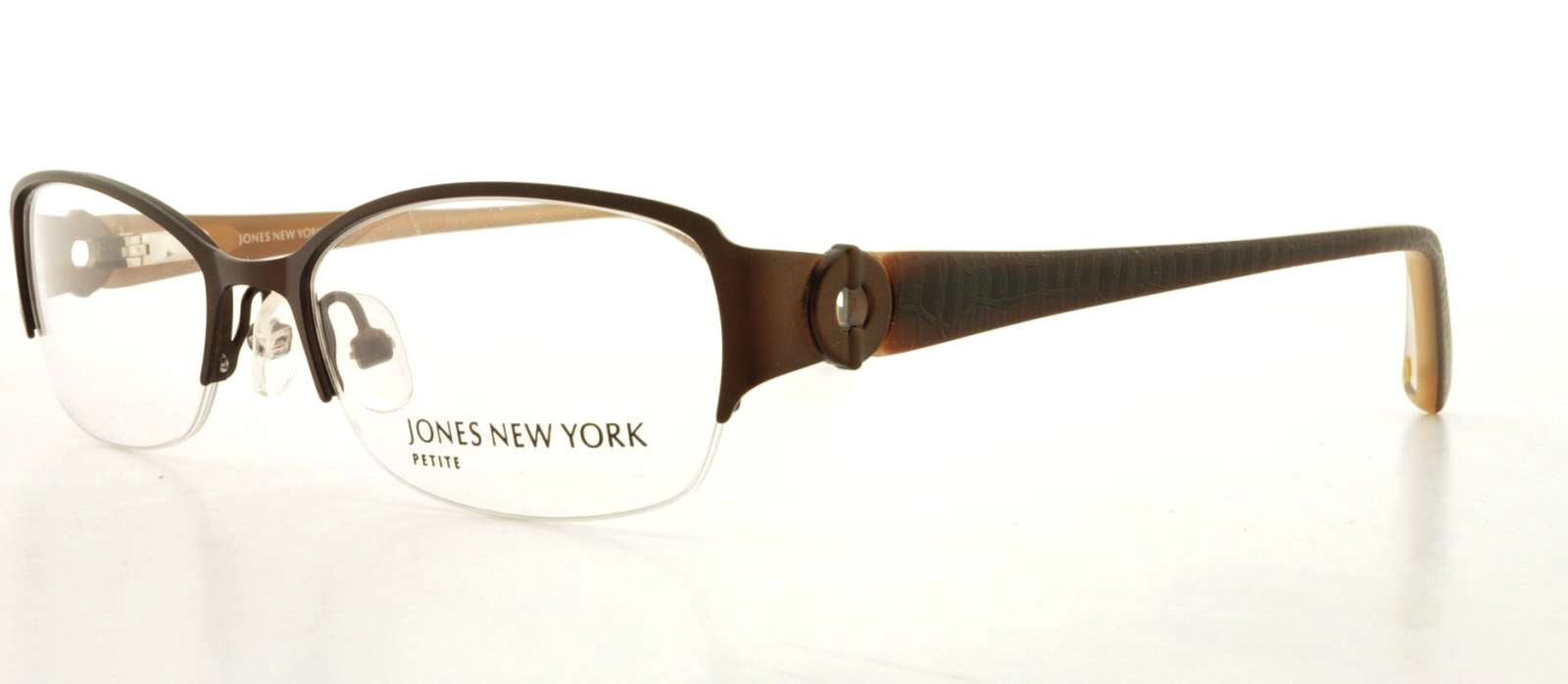JONES NEW YORK Eyeglasses J477-BLA-53 Size 53/17/rectangular BRAND NEW JONES NEW YORK Eyeglasses J128 Chocolate Brown 48MM  main image 3