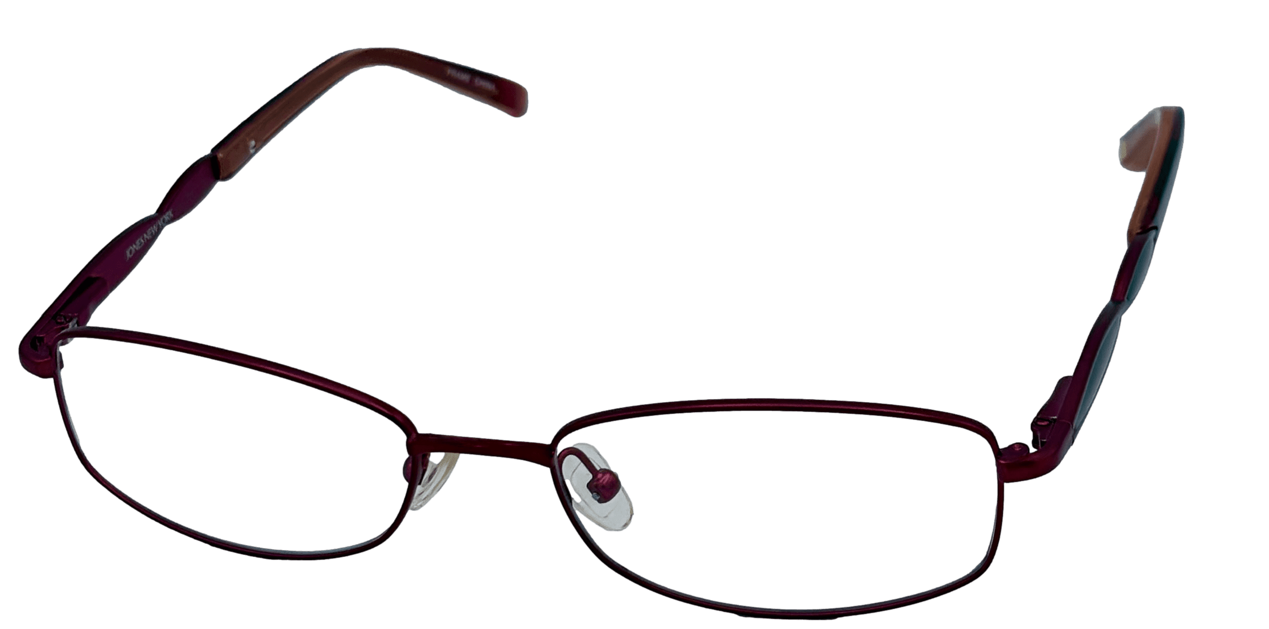 JONES NEW YORK Eyeglasses J481-BLACK-52 Size 52/17/rectangular BRAND NEW JONES NEW YORK Eyeglass Frames J470 Burgundy 52MM - Walmart.com main image 4