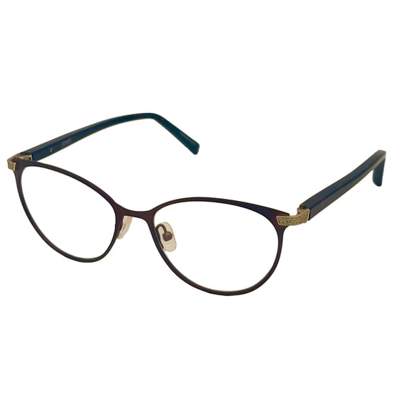 Jones New York Unisex Round Brown Metal Eyewear Frame, J492 . 52mm
