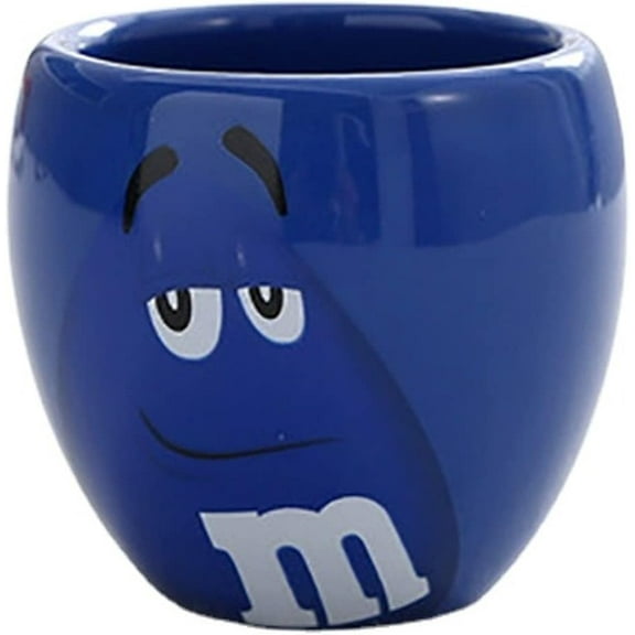 JONJUMP 100ML Blue Large Capacity Cute Coffee Mug Breakfast Tea Milk Cups and Mugs with Spoon Ceramic Expression Drinkware