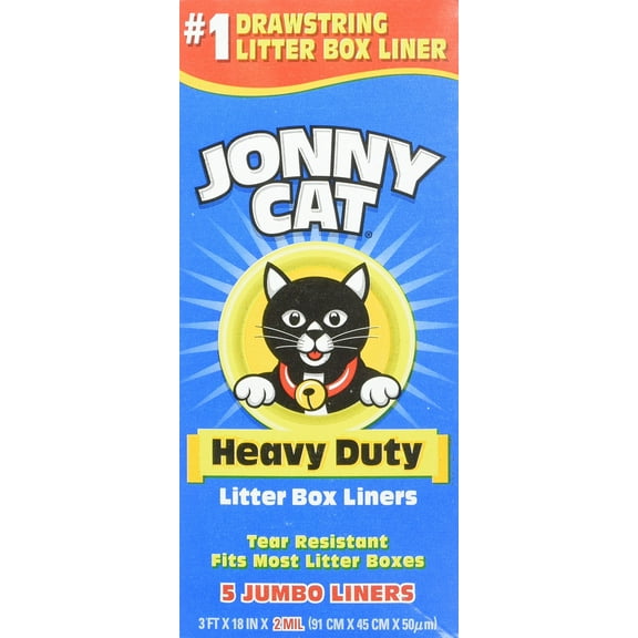JONNY CAT Cat Litter Box Liners 5 / Box 3 Pack