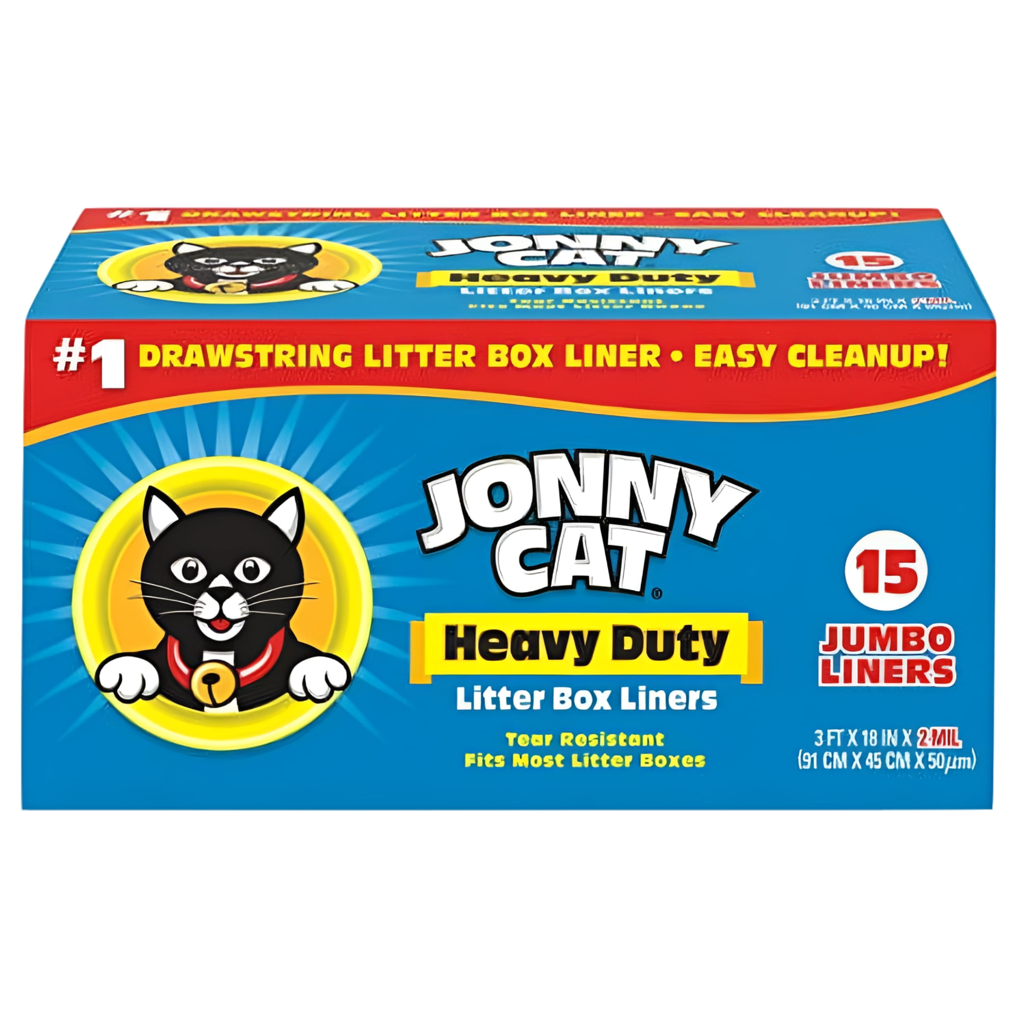 Jonny cat heavy duty jumbo litter box liners hotsell