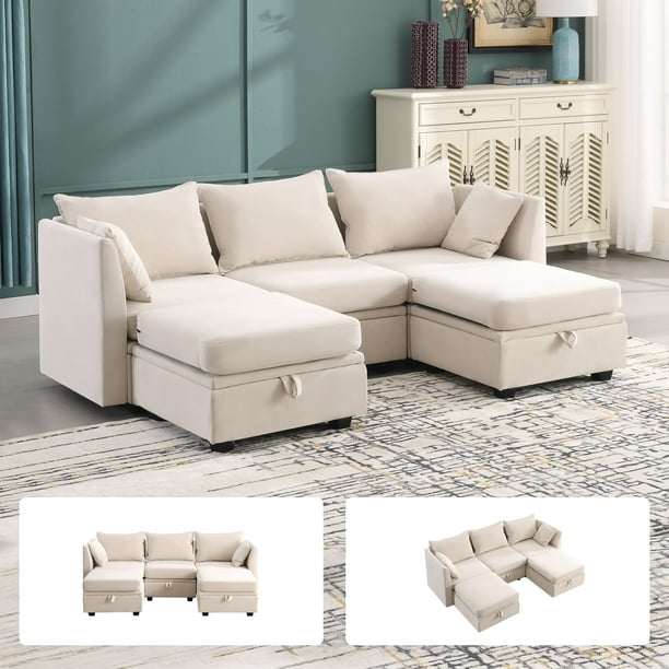 JONPONY 85 Modular Couches and Sofas Sectional with Storage JONPONY 85 Modular Couches and Sofas Sectional with Storage