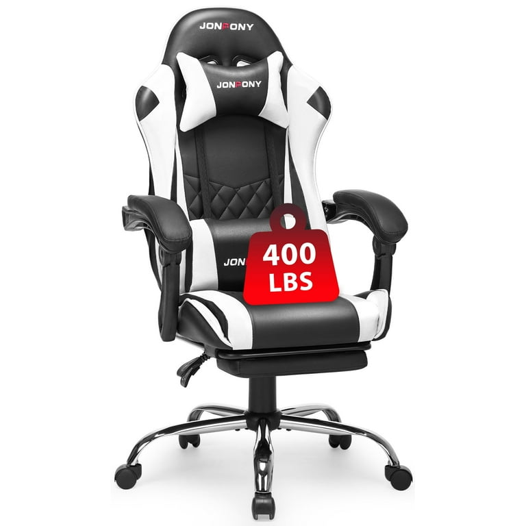 JONPONY Big and Tall 400LBS Gaming Chair, Ergonomic Design