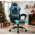 thumbnail image 1 of JONPONY Ergonomic Gaming Chairs,Office Chair,High Back Computer Chair,Adjustable 360° Swivel  Chair with Headrest and Lumbar Support ,BLUE, 1 of 10