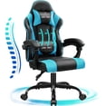 thumbnail image 1 of JONPONY Ergonomic Gaming Chairs,Office Chair,High Back Computer Chair,Adjustable 360° Swivel Chair with Headrest and Lumbar Support ,BLUE, 1 of 10