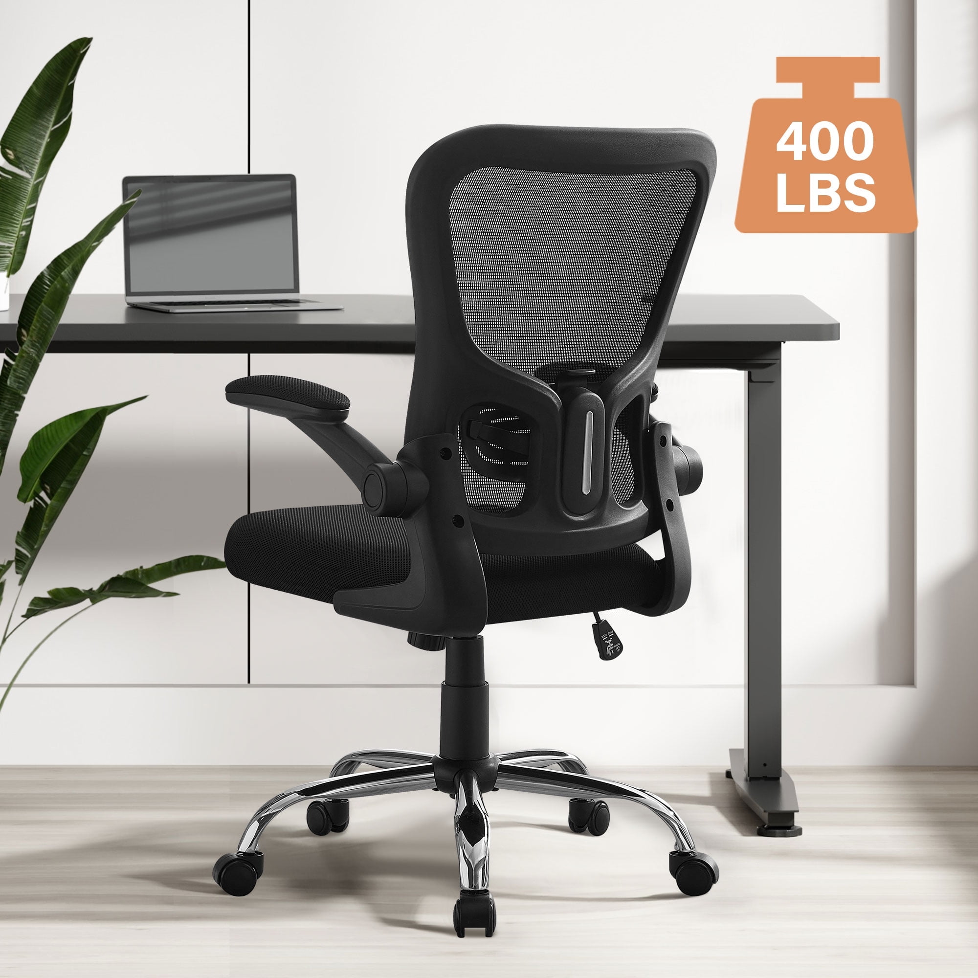 Staples Rutherford Luxura Black Manager Chair Mid Back Modern Executive Office with Arms 45608 Walmart