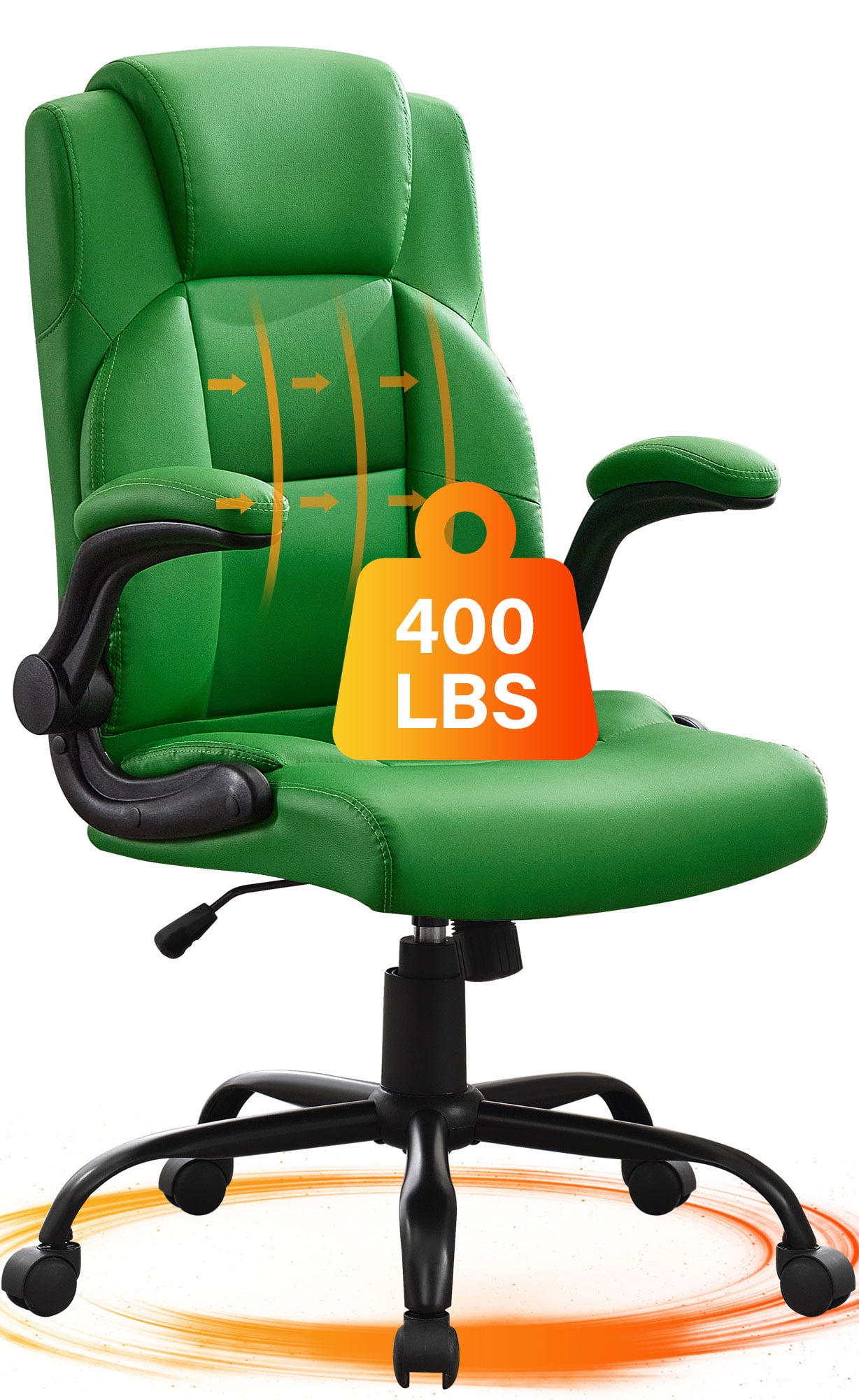 JONPONY Big and Tall Office Chair 400LBS Wide Seat Ergonomic Computer Desk Chair High Back Executive(图1) JONPONY Big and Tall Office Chair 400LBS Wide Seat Ergonomic Computer Desk Chair High Back Executive(图1)