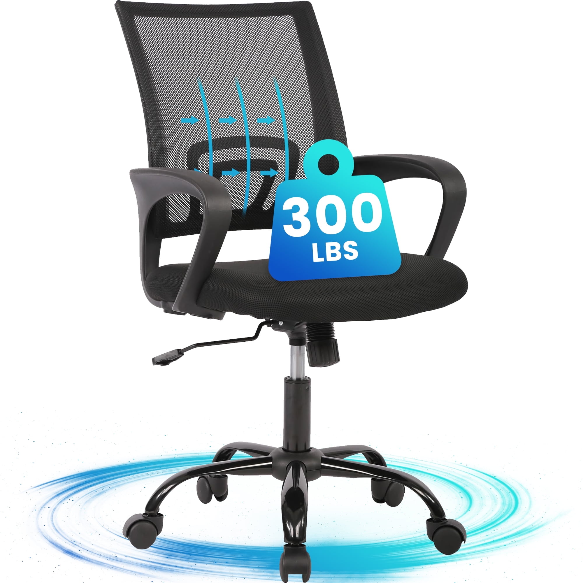 JONPONY Big and Tall Office Chair 300LBS…