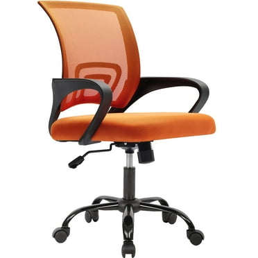 JONPONY Ergonomic Office Chair, Lumbar Support, Adjustable Height with Armrests for Adults,Orange