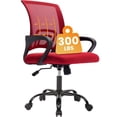 thumbnail image 1 of JONPONY Ergonomic Office Chair，Swivel Desk Chair with Lumbar Support, Adjustable Height with Armrests for Adults,Red, 1 of 13
