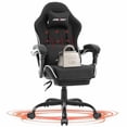 thumbnail image 1 of JONPONY Gaming Chair,400LBS Fabric Gamer Chair with footrest for Adults, High Back Ergonomic Computer Game Chair with Adjustable Headrest and Lumbar Support,Black, 1 of 9