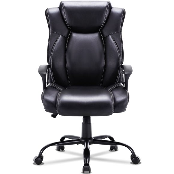 JONPONY Home Office Chair, Big and Tall Chair 8 Hours Heavy Duty Design, Ergonomic High Back