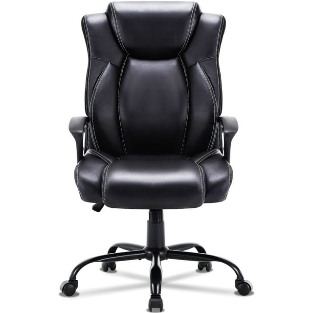 JONPONY Home Office Chair, Big and Tall Chair 8 Hours Heavy Duty Design