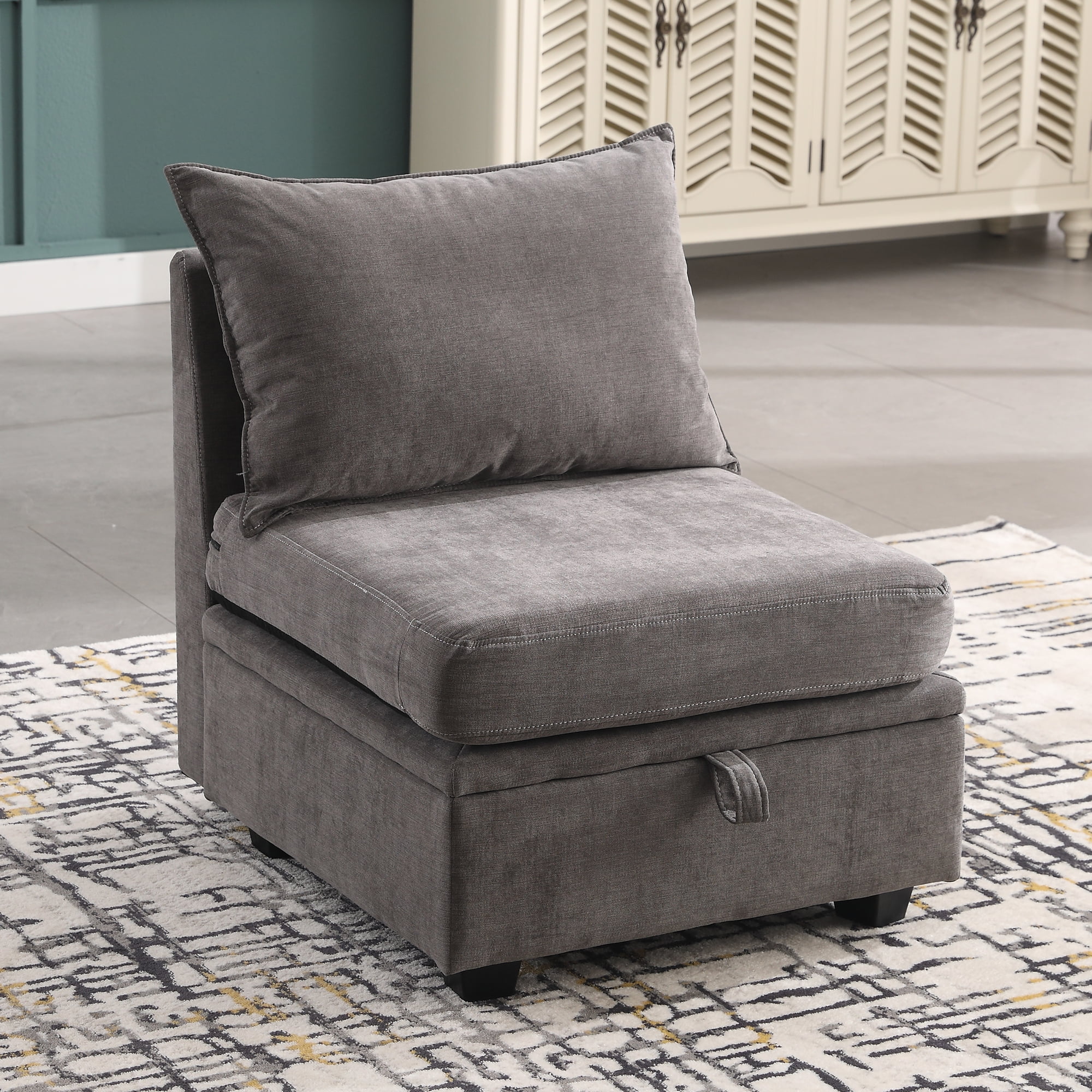 JONPONY Modular Sectional Sofa with Storage, Washable Sectional Couch