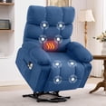 thumbnail image 1 of JONPONY Power Lift Recliner Chair Recliners for Elderly with Heat and Massage Recliner Chair for Living Room with Infinite Position and Side Pocket,USB Charge Port,Blue, 1 of 8