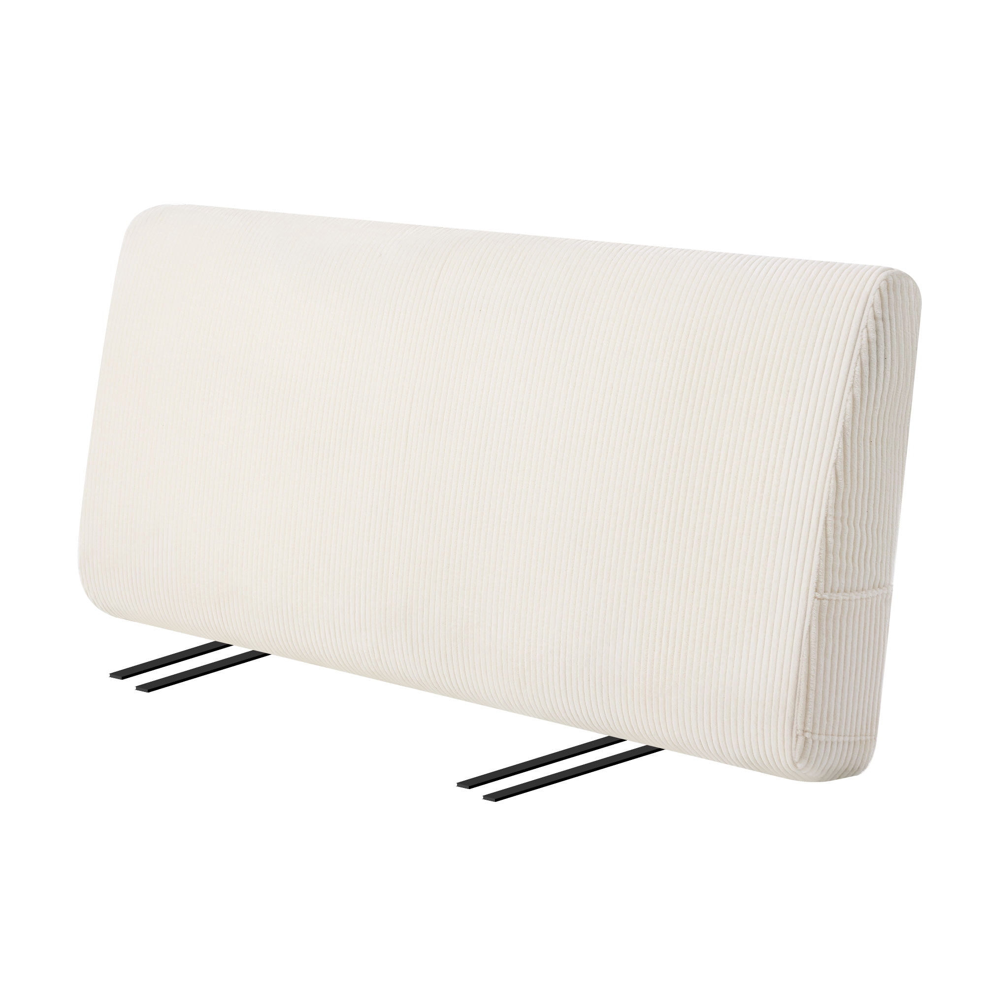 JONPONY Simple Upholstered Headboard for Queen Size Bed, Height Adjustable and Ergonomic Headboard,Easy Assemble, Sturdy and Durable,Beige